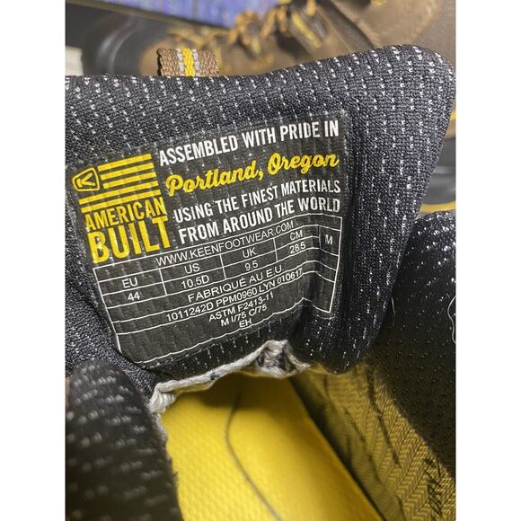 Keen Portland Oregon Brown Waterproof Hiking Men Boot Size 10.5 D - Picture 12 of 12